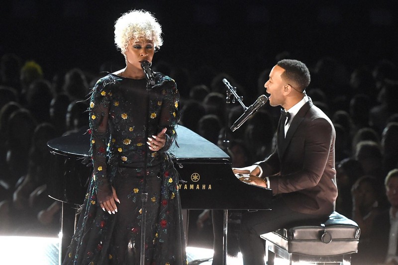 Celebrities in Tony Ward at Grammys 